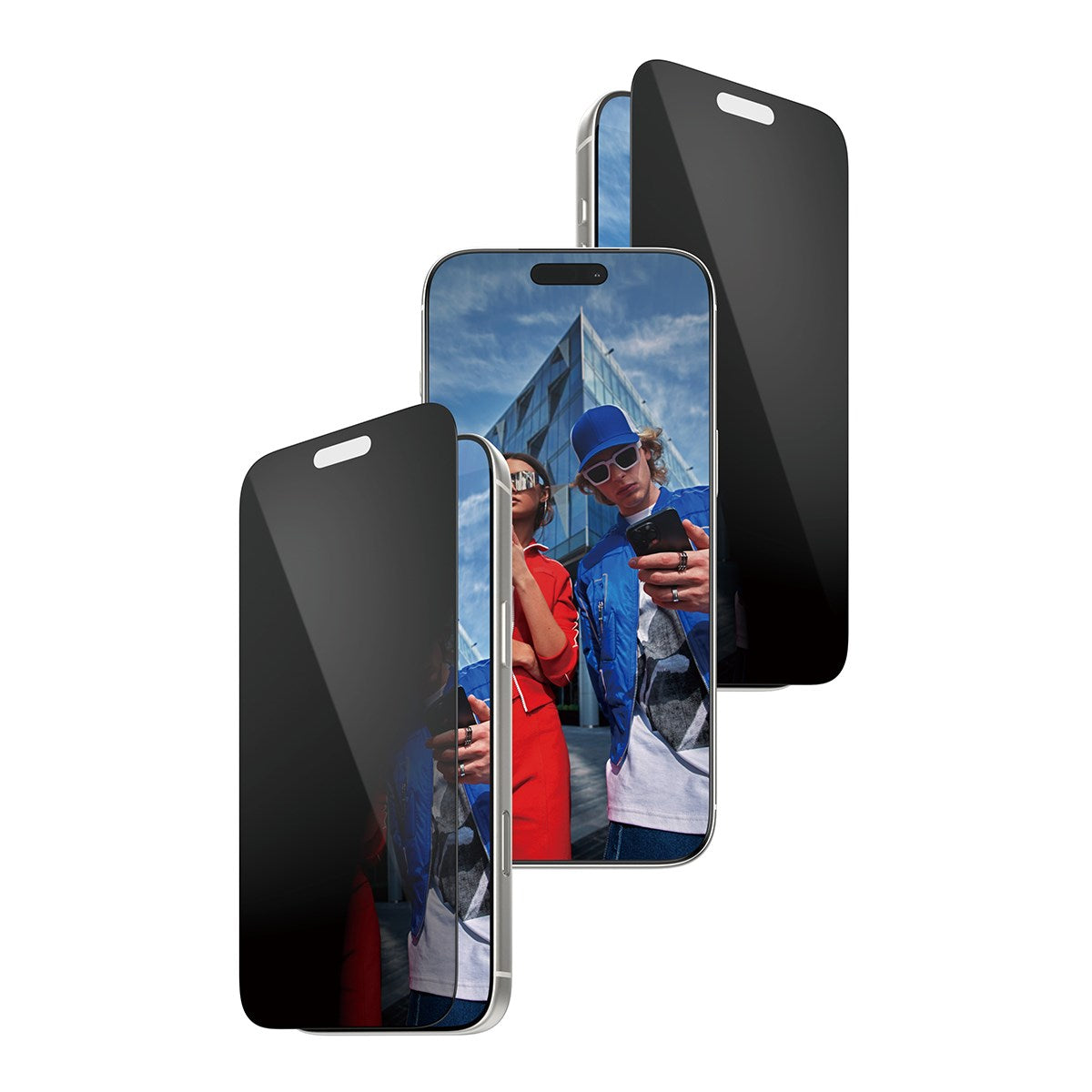 PanzerGlass® Privacy Skærmbeskyttelse m. Sort Ramme iPhone 17 Pro Max | Ultra-Wide Fit m. FASTFIT IN-A-BOX